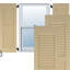 Deux volets à persiennes égales Americraft (par paire)-80846450-80846437-80846471
