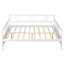 White Full Size Daybed With Secure Support Legs, Design, Multi-Purpose For Bedroom & Living Room, Extra Storage Feature In White, Robust Structure, For Facility