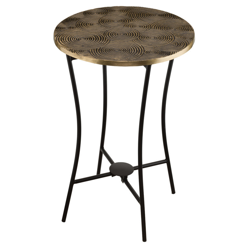 Cast Plant Stand - Gold Swirl