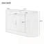 Buffet de rangement moderne 55,1 "avec poignées en aluminium-789226390