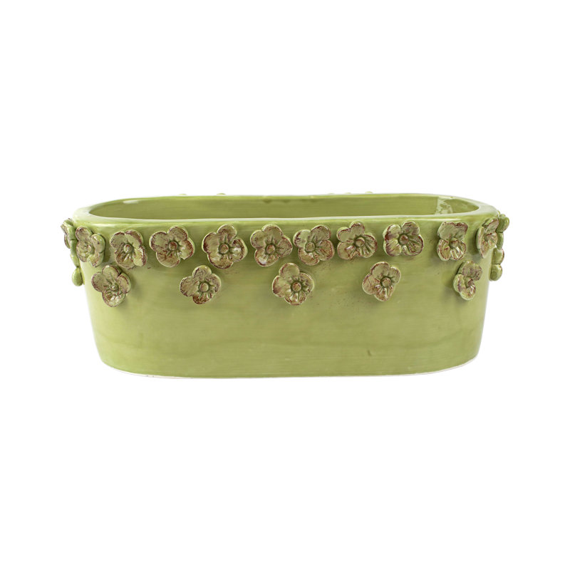 Rustic Garden Handmade Planter, Pistachio
