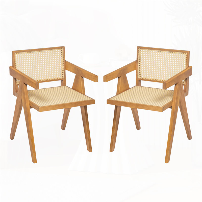 Arm Dining Chair, Natural