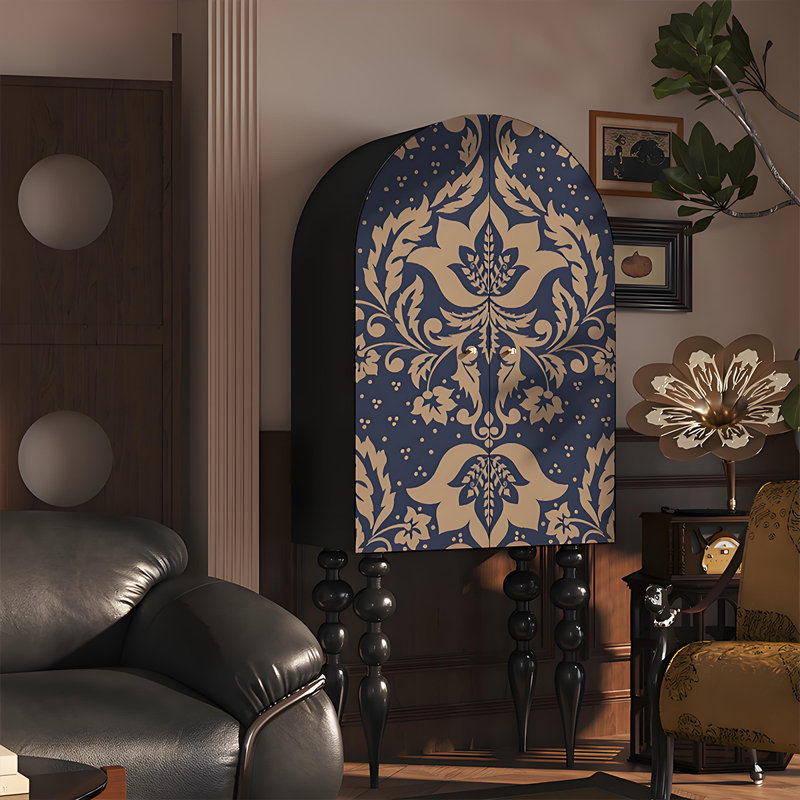 Armoire de rangement French French, Noir