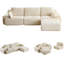 Canapé modulaire moderne en mousse à mémoire de forme compressée, grands canapés modulaires pour le salon, canapé modulaire Cloud pour animaux de compagnie, tissu velours côtelé-1628951014