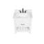 Meuble-lavabo simple 30 po Dilkhush Dove-534705948-534705947
