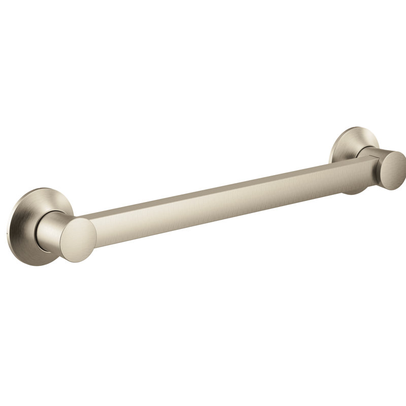 Flara Designer 27.25" Grab Bar, Brushed Nickel