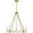 Krenek 5-Light Brushed Gold Chandelier