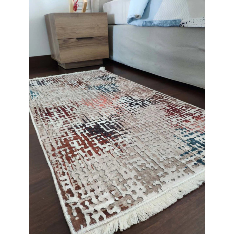 Tapis Matarranz avec envers antidérapant, Tapis de couloir 2 pi 7 po x 8 pi 2 po