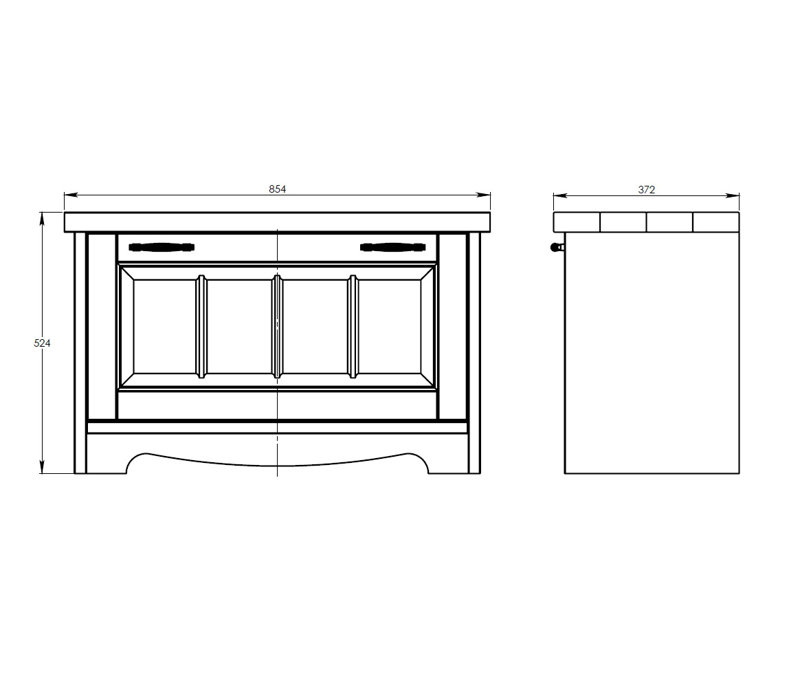 9 Pair Solid Wood Shoe Storage Bench, White/Grey