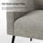 Cadie 27.5"W Modern Boucle Armchair with Metal Legs-104290519