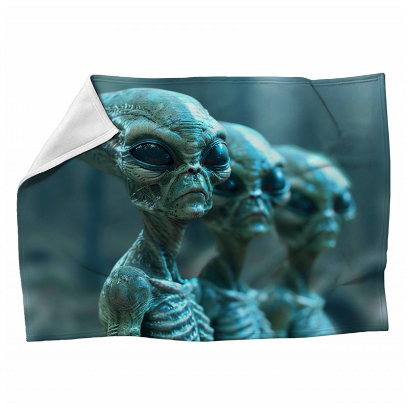 Machine Printed Throw Blanket, 50" x 60"