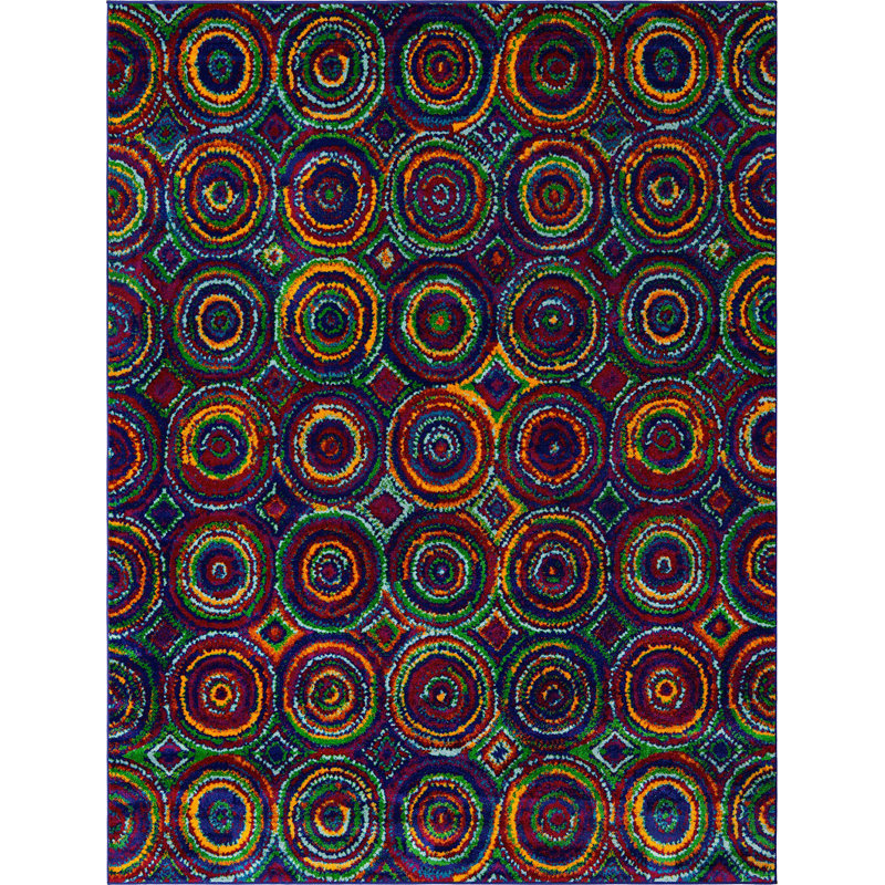 Malaija Geometric Indoor Rug, Rectangle 7'10" x 10'