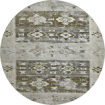 Premium Machine Washable Honig AMF1662 Global Rug