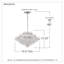 Pattaya 7 - Light Dimmable Geometric Chandelier