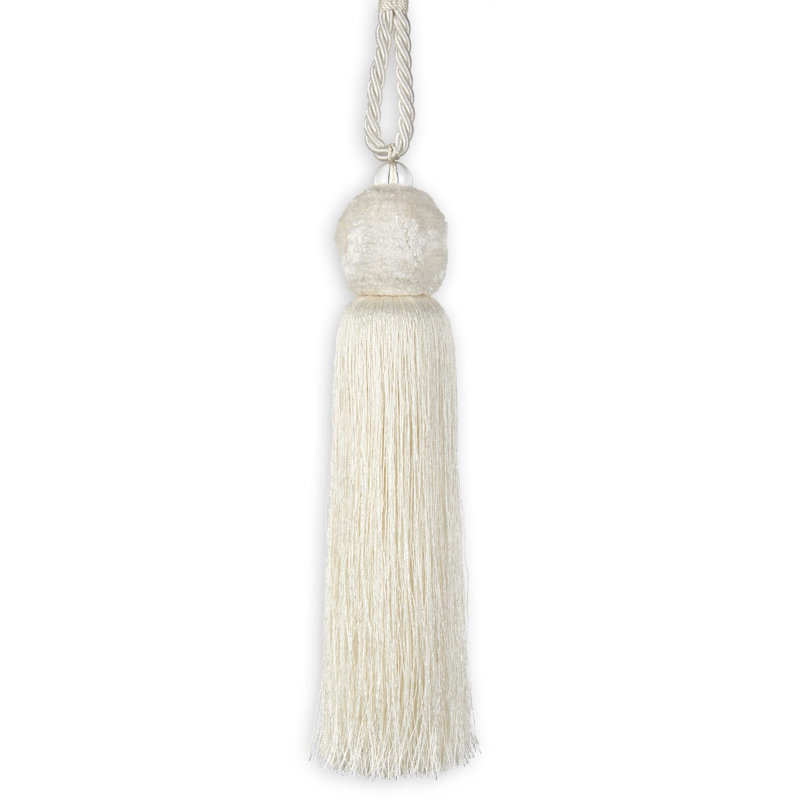 Breide Curtain Tieback, White