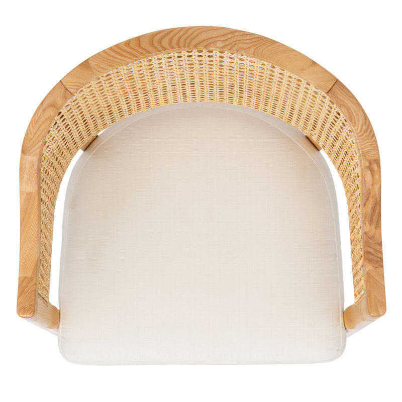 Arm Linen Chair, Natural/Gold