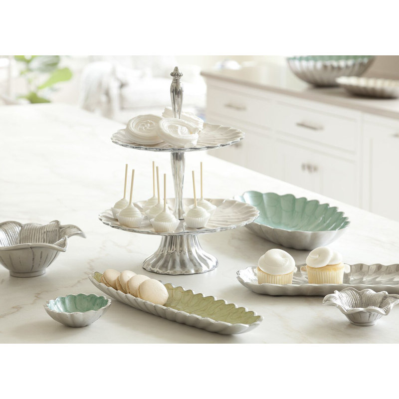 Peony Tiered Stand, Snow