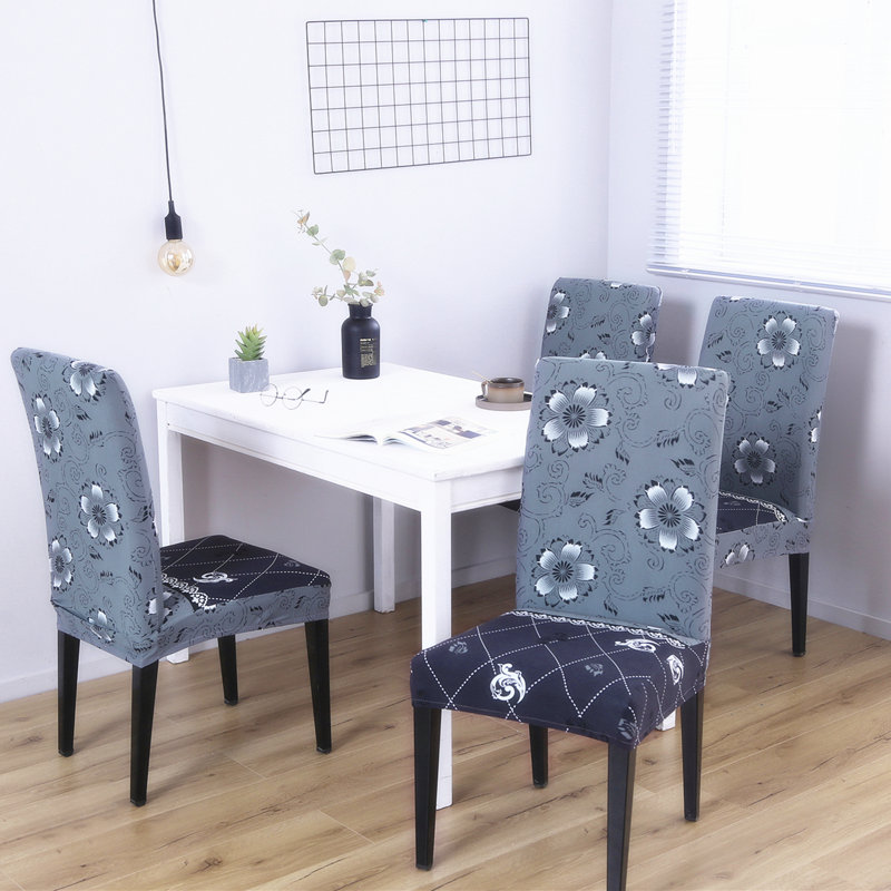 Housse pour chaise de salle à manger, Gris