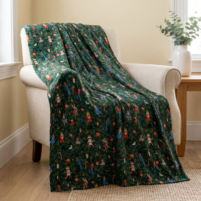 Rifle Paper Co. Nutcracker Throw Blanket