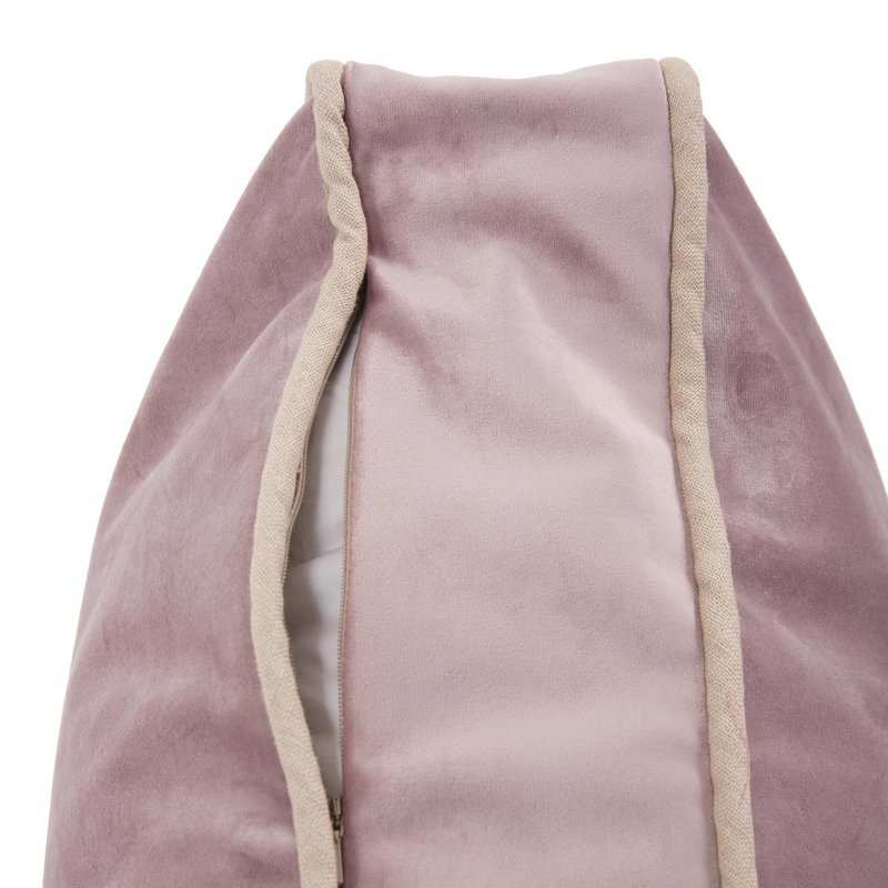 20 Gusseted Pillow  Bella - Down Insert, Rose