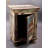 23" Handmade Mediterranean Wood Side Table | Global Accent End Table for Living Room or Bedside