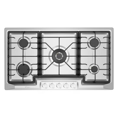 36"" Gas Cooktop with 5 Burners -  Empava, EMPV-36GC23