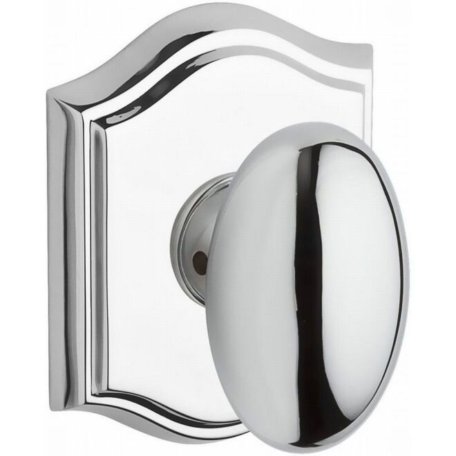 Baldwin Ellipse Passage Door Knob with Traditional Arch Rose & Reviews