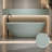 65 in. x 31.5 in. Freestanding Solid Surface Soaking Bathtub with Overflow and Pop-Up Drain-129390871