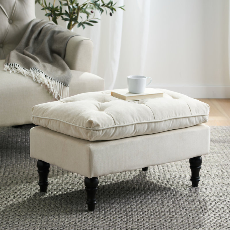 28 pouces avec plateau-coussin invitant - Accueille dans le salon le style crème attrayant
