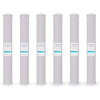 Max Water 20 inch x 2.5 inch, CTO Carbon Reverse Osmosis Replacement Filter Cartridge