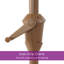 274.3cm Tilt Market Parasol