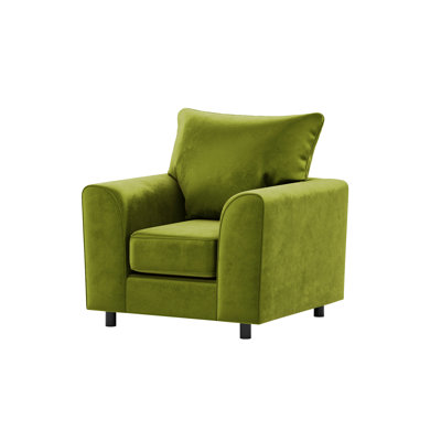 Awn Velvet Armchair