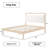 Ardin King Natural Solid Wood Bed-747825525-747825528