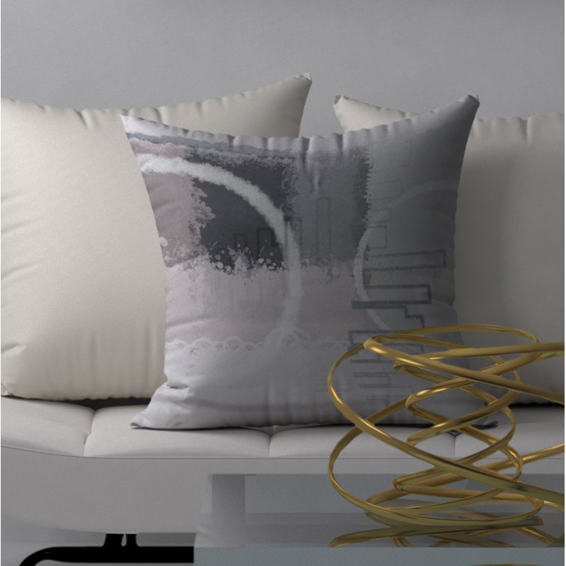 Reversible Throw Pillow, 24" x 24"