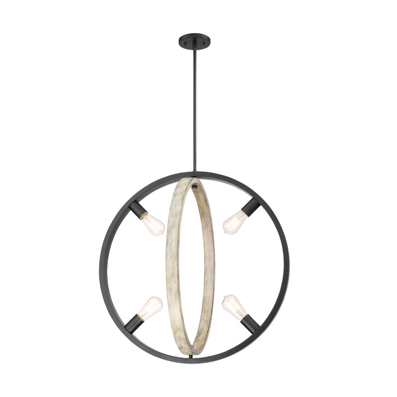 Haag 4 - Light Dimmable Globe Chandelier