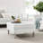 Loft Tufted Vegan Leather Ottoman-1981031090