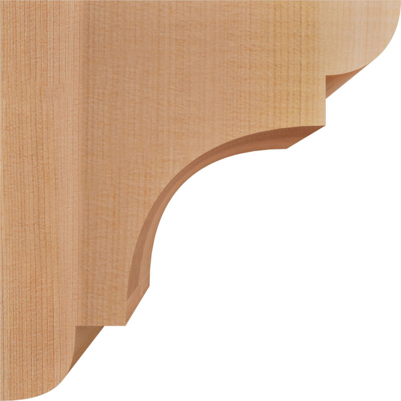 New Brighton Corbel, H 8 po x l 3,5 po x P 8 po, Cèdre rouge, Lisse