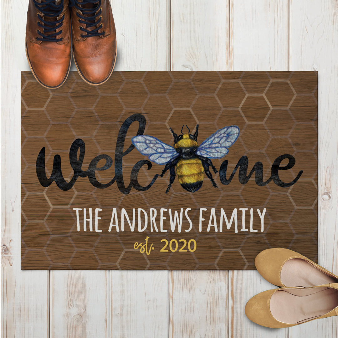 27" x 0.13" Non-Slip Outdoor Door Mat East Urban Home 