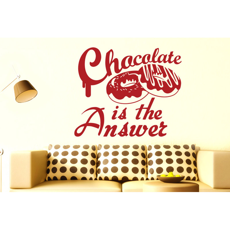 Food & Beverage Wall Decal, Medium, Dark Red