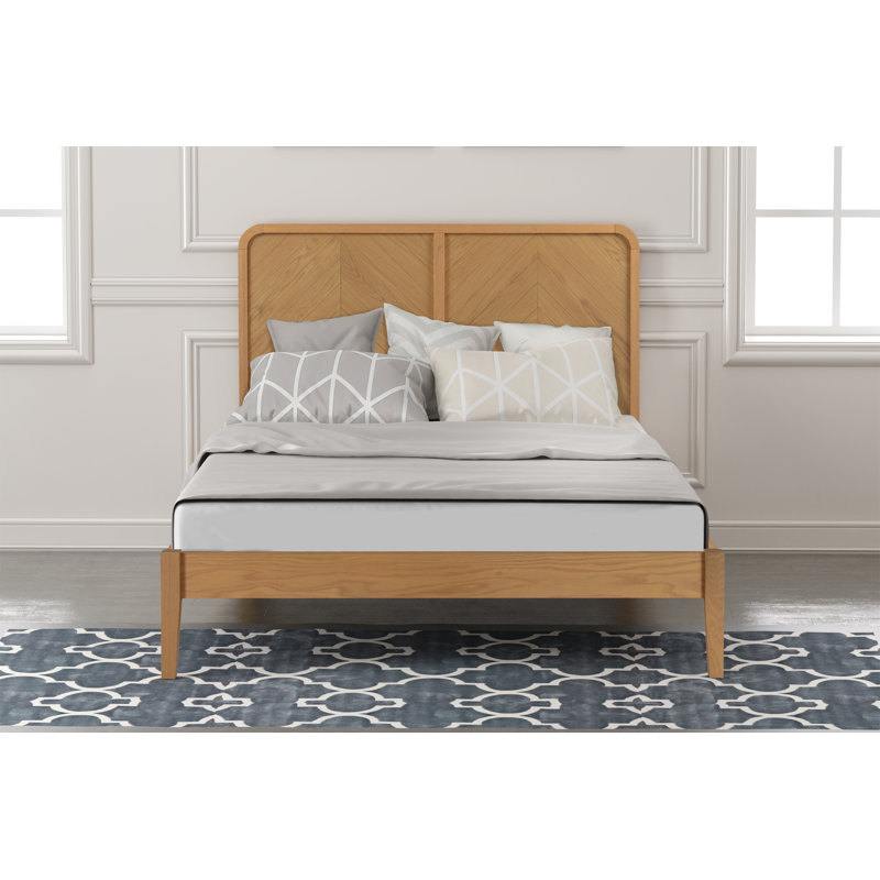 Swepson Solid Wood Bed, Double (4'6)