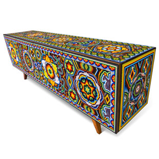 Sideboard 81'' Solid Wood Sideboard