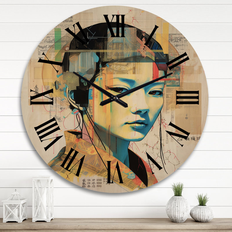 Horloge murale Kreelynn, Très grand