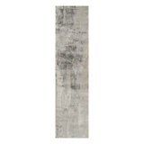 Modern One-of-a-Kind 3'6"x14' Hand Knotted Area Rug