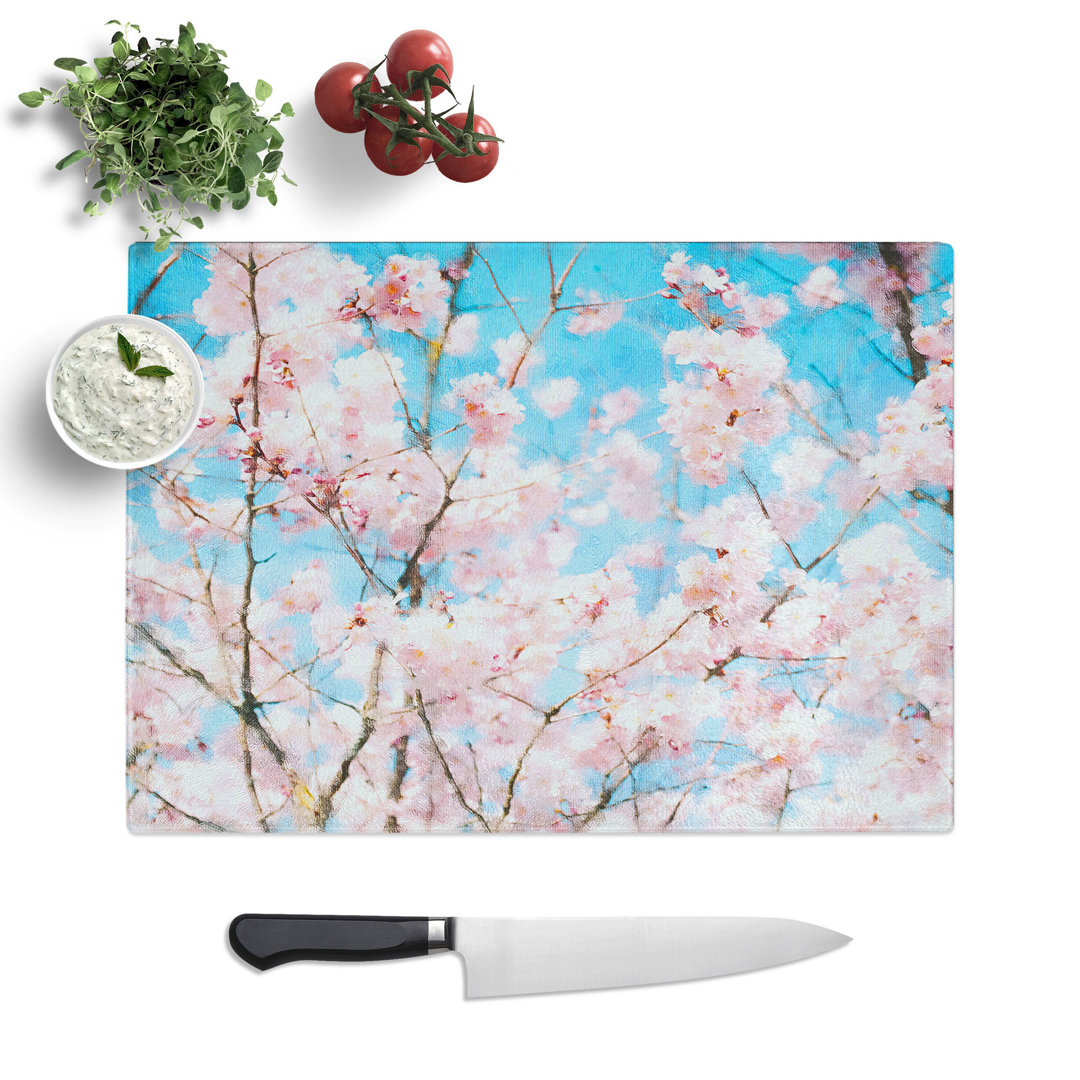 Branches of a Cherry Blossom Painting Chopping Board