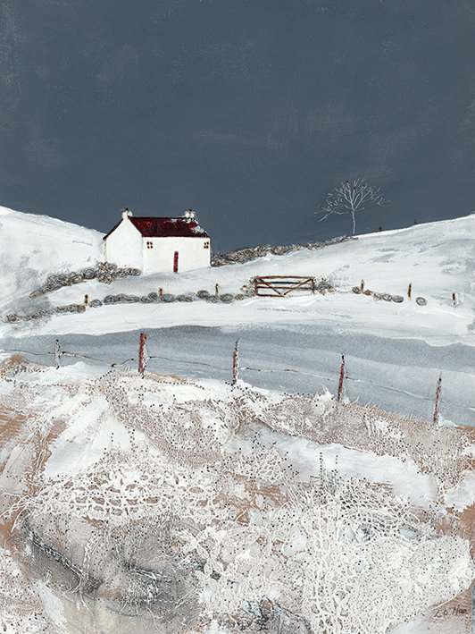 One Winter's Night - Print on Canvas, 80cm H x 60cm W, Wrapped Canvas