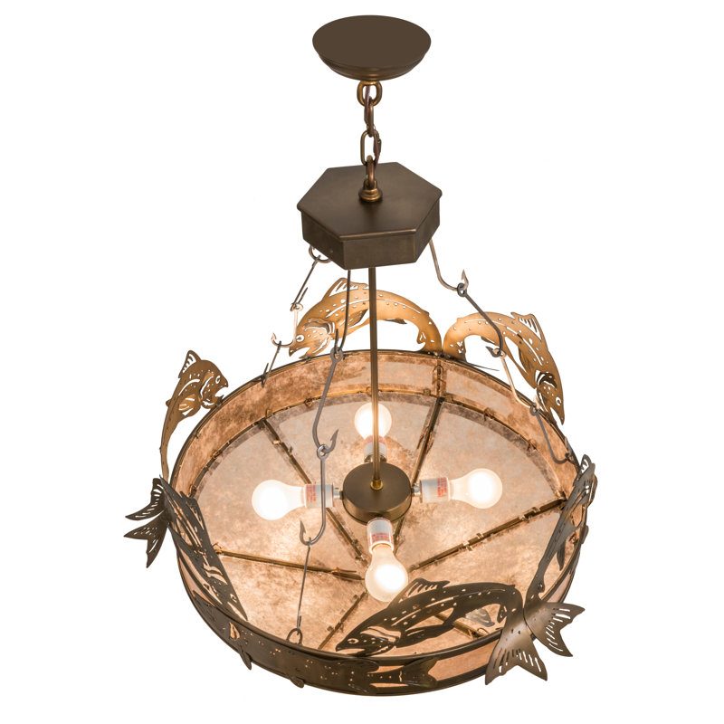 Rustic Lodge 4 - Light Chandelier