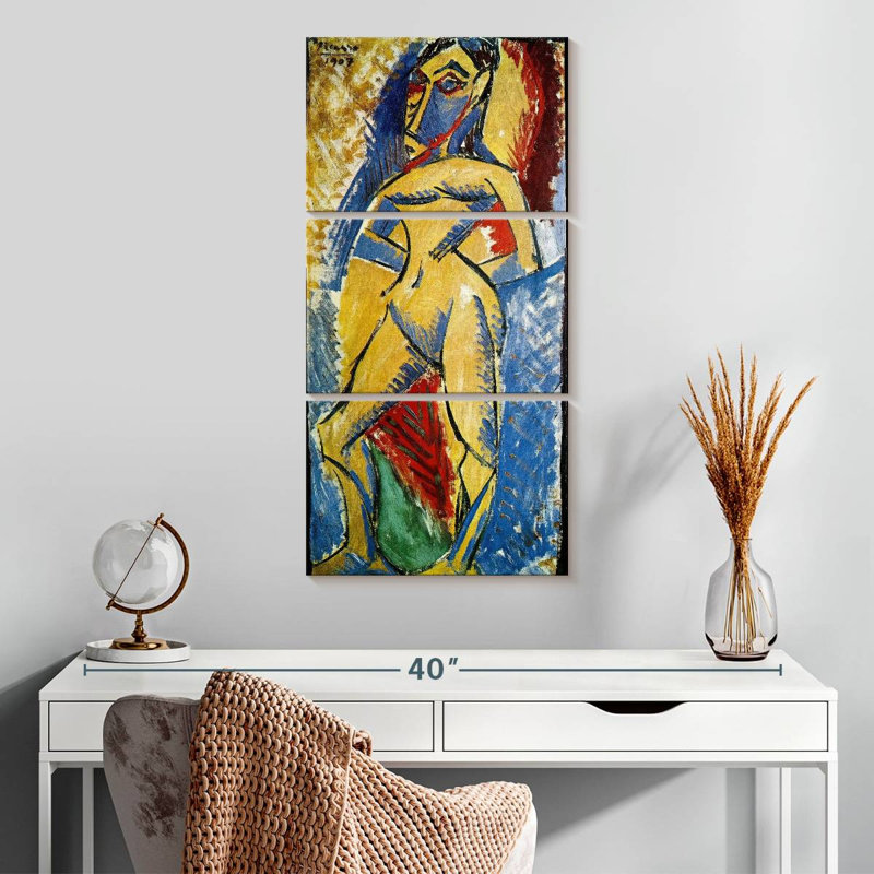 Femme nue 1907, H 32 po x l 15 po