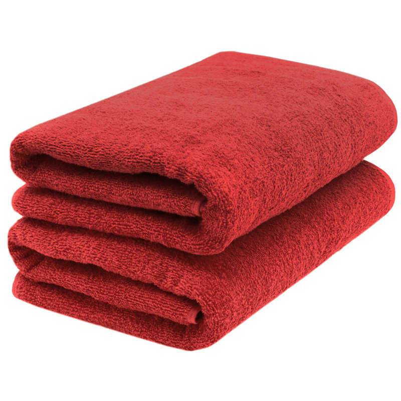 Midweight Beach Towel, Red