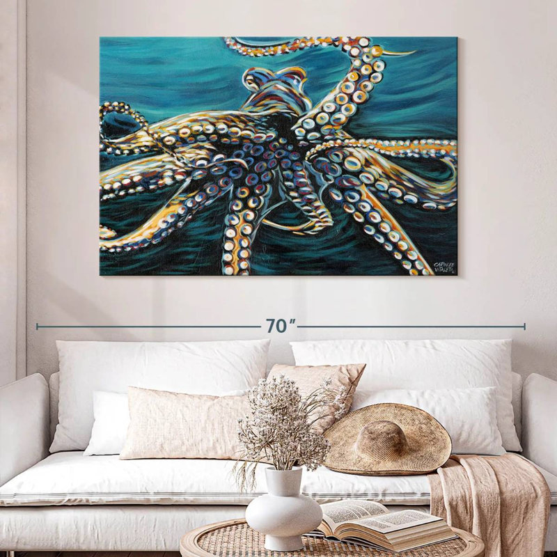 Wild Octopus II, 34" H x 51" W