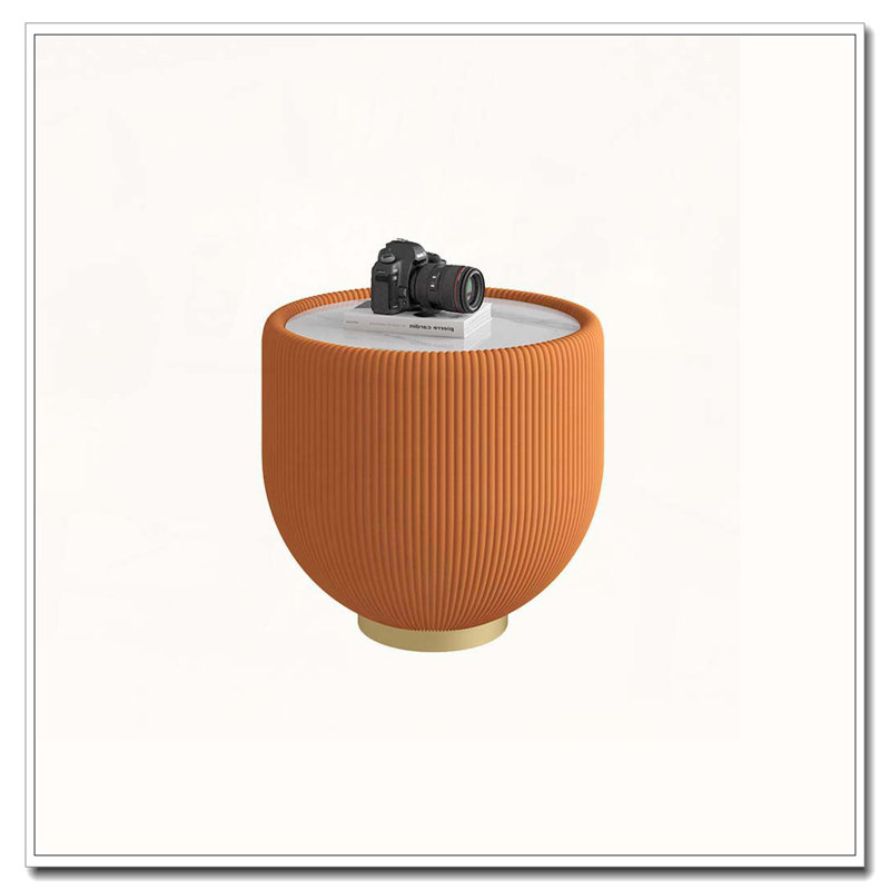 Table basse en forme de tasse, Orange